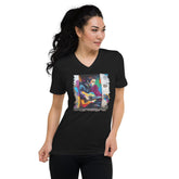 Breaking Musical Barriers Unisex Short Sleeve V-Neck T-Shirt - Beyond T-shirts